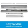 Camco Aluminium Bord, Silver, 109.22 x 68.58 x 71.12cm