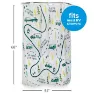 Camco Dusjforheng, White / map design, 172.72 x 137.16cm