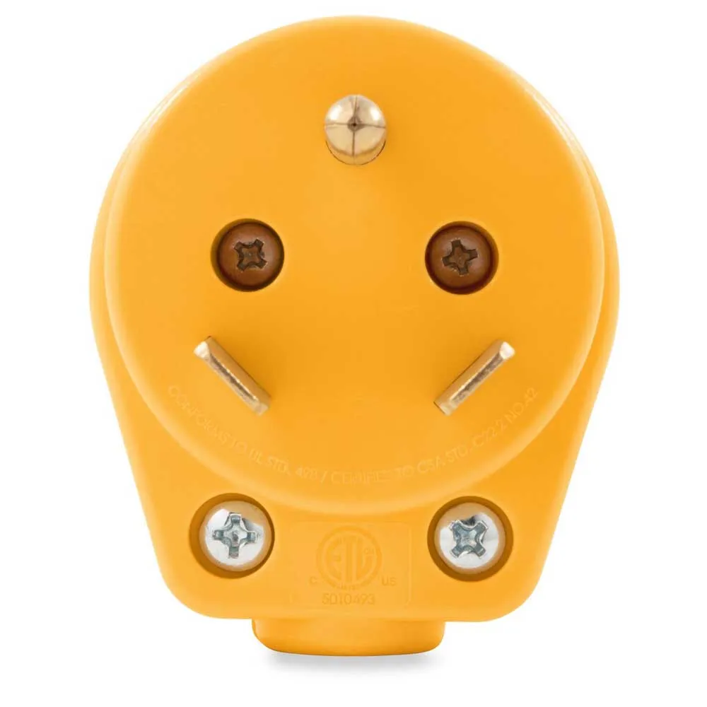 Camco Miniadapter 30a, Yellow, One Size
