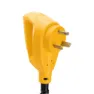 Camco Powergrip Låseadapter 7.6 M, Yellow / black, 30A Kvinne/30A Mann
