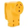 Camco Powergrip Strømadapter 30a, Yellow, One Size