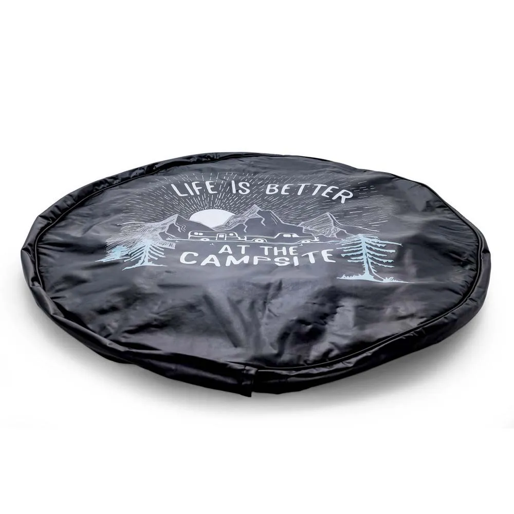 Camco Rv Sunrise Dekkbeskytter, Black, 73.66cm
