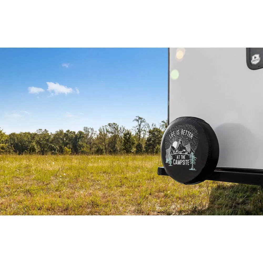 Camco Rv Sunrise Dekkbeskytter, Black, 73.66cm