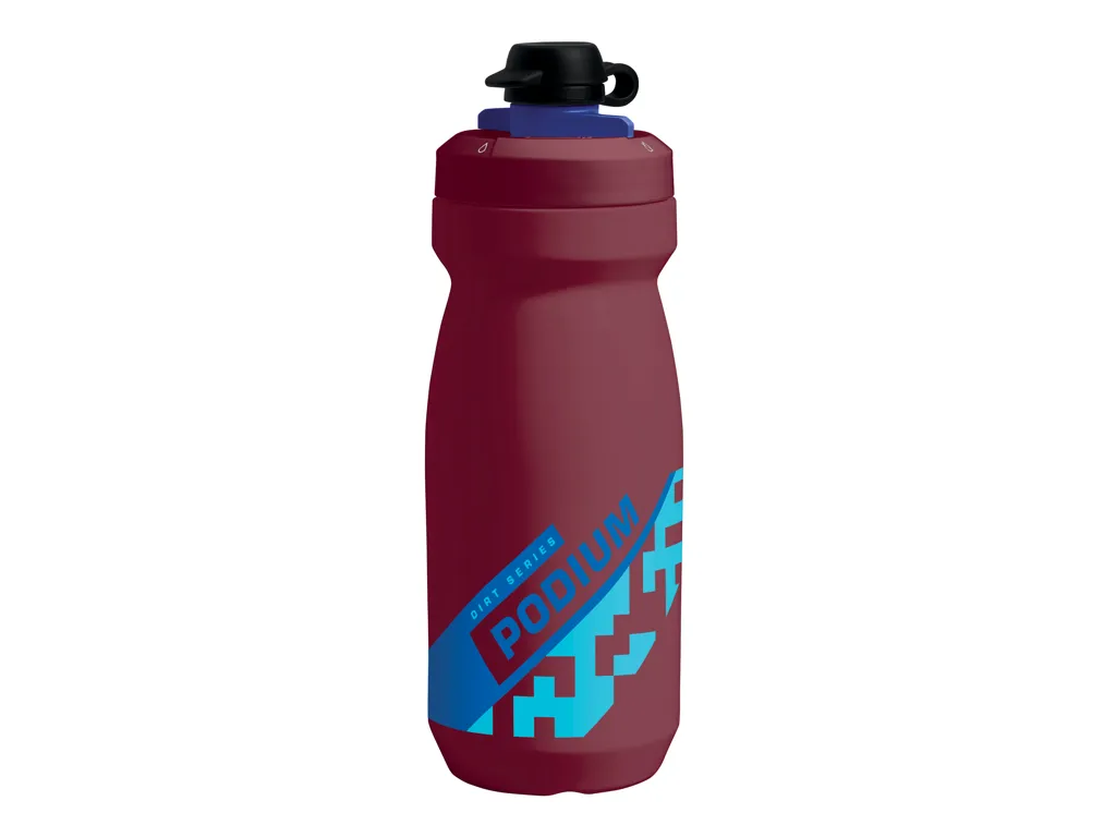 CamelBak Podium Dirt drikkeflaske 620 ml burgundy, Rød CamelBak Podium Dirt drikkeflaske 620 ml burgundy, Rød