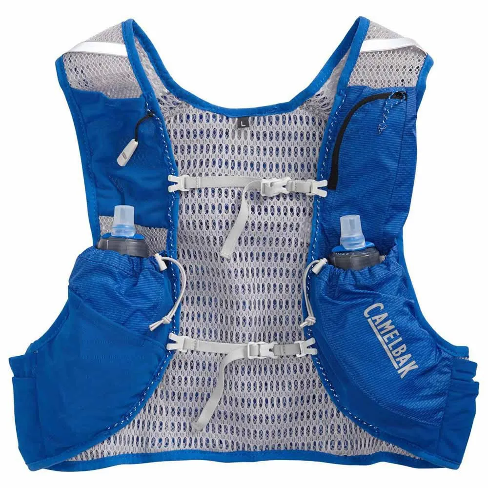 CamelBak Ultra Pro 6l With 2 Quick Stow Flask Hydreringsvest, Nautical blue / black, S