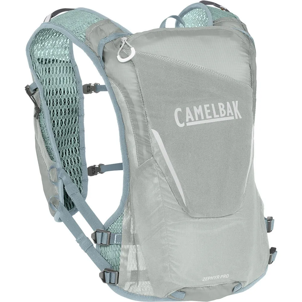 CamelBak Zephyr Pro 12l Hydreringsvest, Pigeon / blue surf, One Size CamelBak Zephyr Pro 12l Hydreringsvest, Pigeon / blue surf, One Size