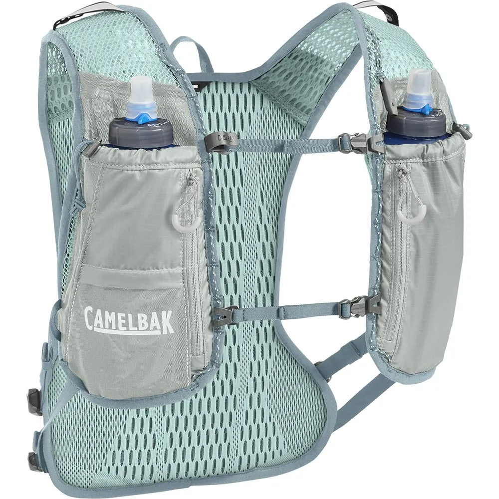 CamelBak Zephyr Pro 12l Hydreringsvest, Pigeon / blue surf, One Size CamelBak Zephyr Pro 12l Hydreringsvest, Pigeon / blue surf, One Size