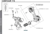 Campagnolo Bakgir Fjær Campagnolo Bakgir Fjær