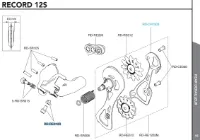 Campagnolo Bakgir Girwire Festeskrue