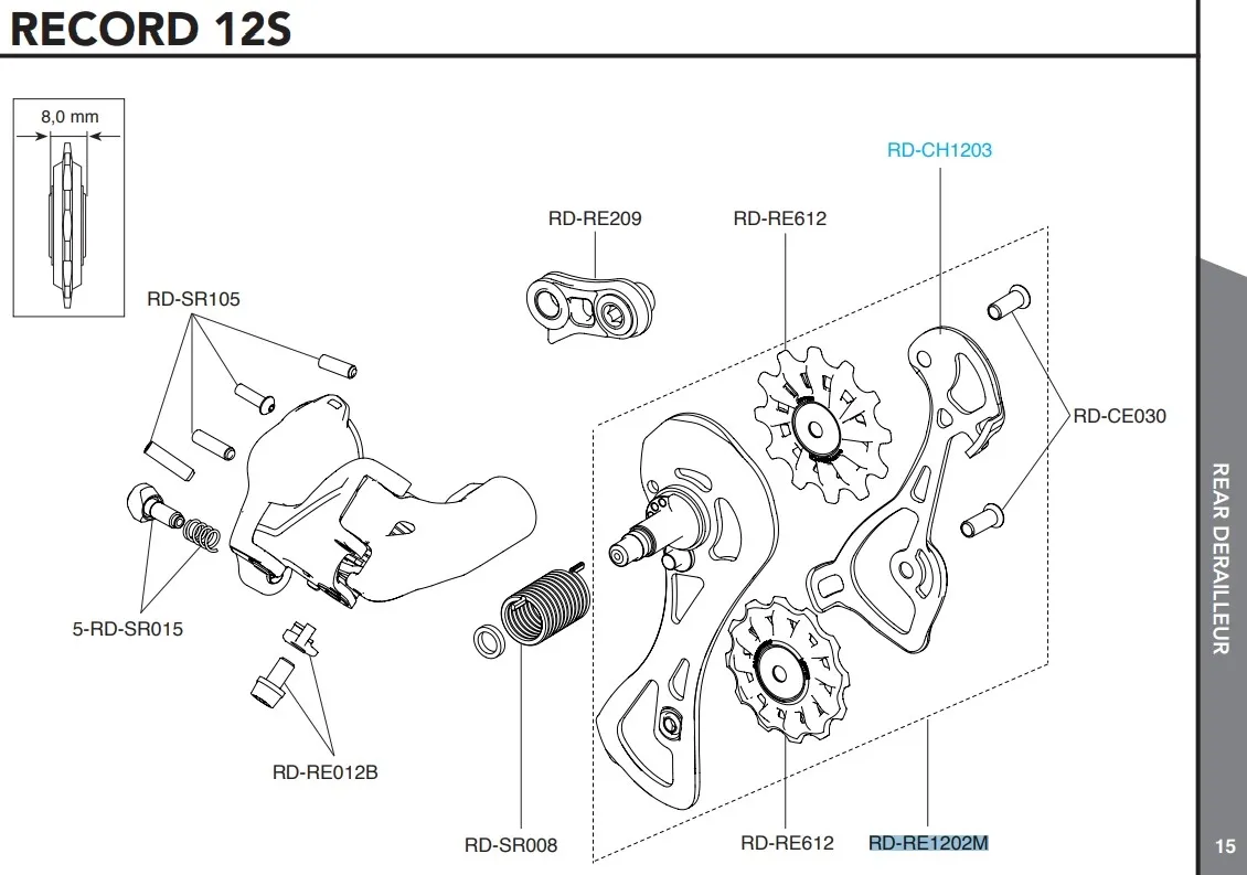 Campagnolo Bakgir Komplett Cage