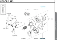 Campagnolo Bakgir Komplett Cage Campagnolo Bakgir Komplett Cage