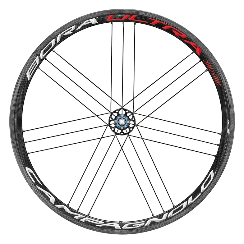 Campagnolo Bora Ultra 35 Hjulsett, White / red, 9 x 100 / 10 x 130mm, Campagnolo