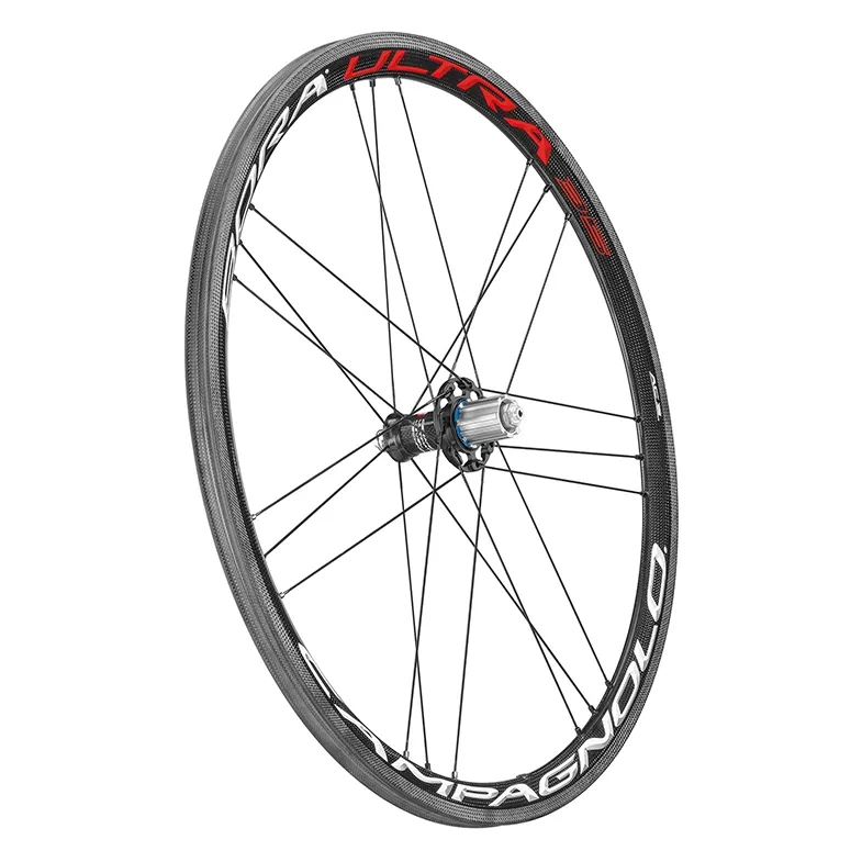 Campagnolo Bora Ultra 35 Hjulsett, White / red, 9 x 100 / 10 x 130mm, Campagnolo