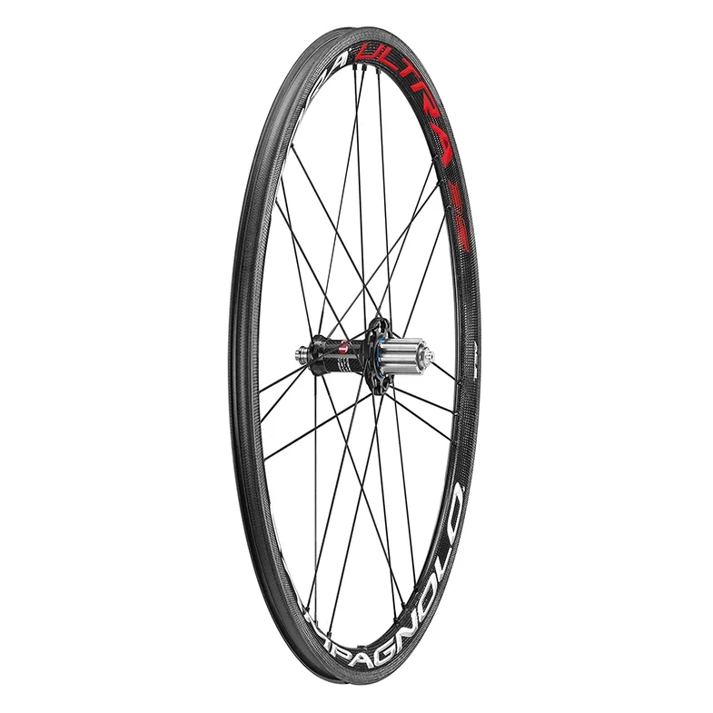 Campagnolo Bora Ultra 35 Hjulsett, White / red, 9 x 100 / 10 x 130mm, Campagnolo