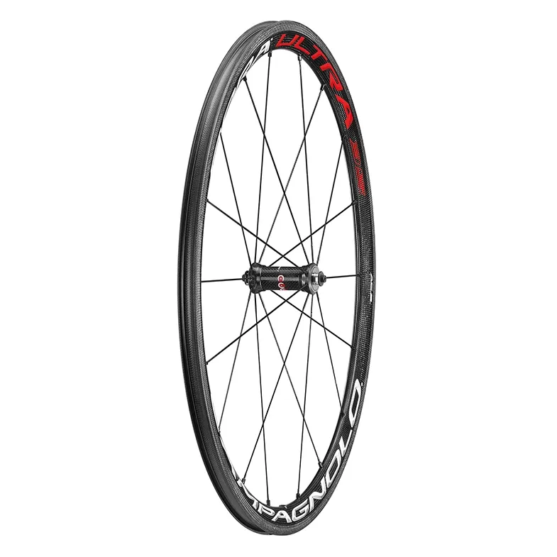 Campagnolo Bora Ultra 35 Hjulsett, White / red, 9 x 100 / 10 x 130mm, Campagnolo