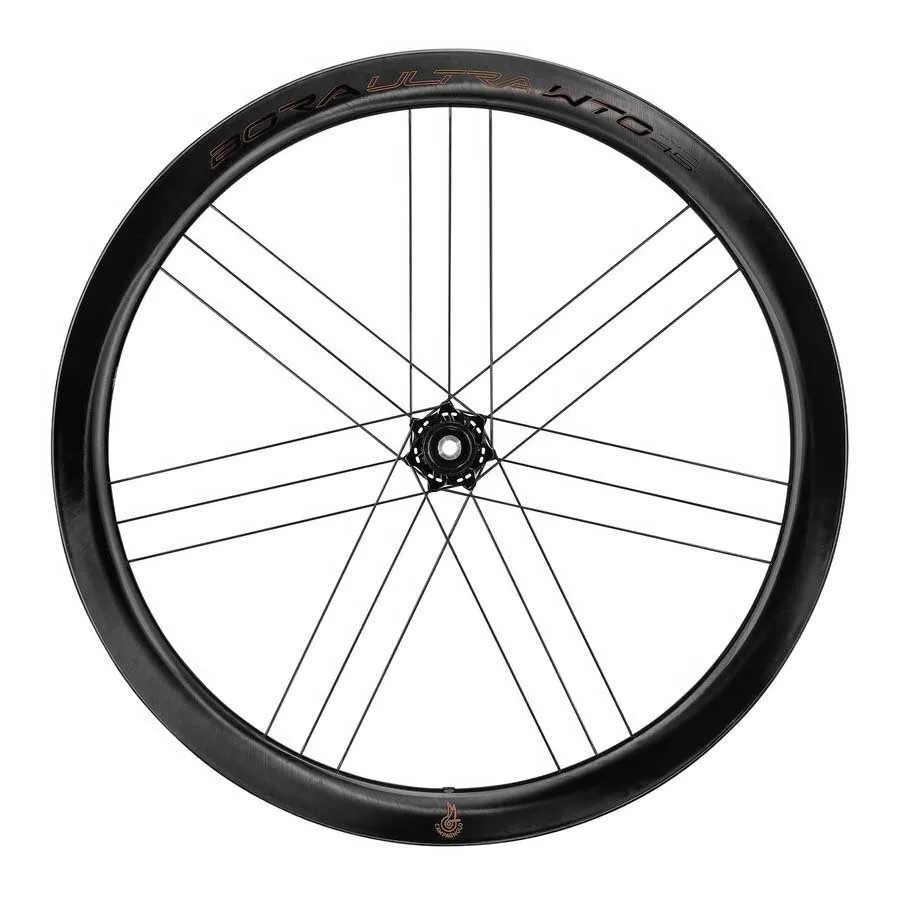 Campagnolo Bora Ultra Wto 45 Team Edition C23 Cl Disc Tubeless Landeveishjulsett, Black, 12 x 100/12 x 142mm, Shimano/Sram HG Campagnolo Bora Ultra Wto 45 Team Edition C23 Cl Disc Tubeless Landeveishjulsett, Black, 12 x 100/12 x 142mm, Shimano/Sram HG