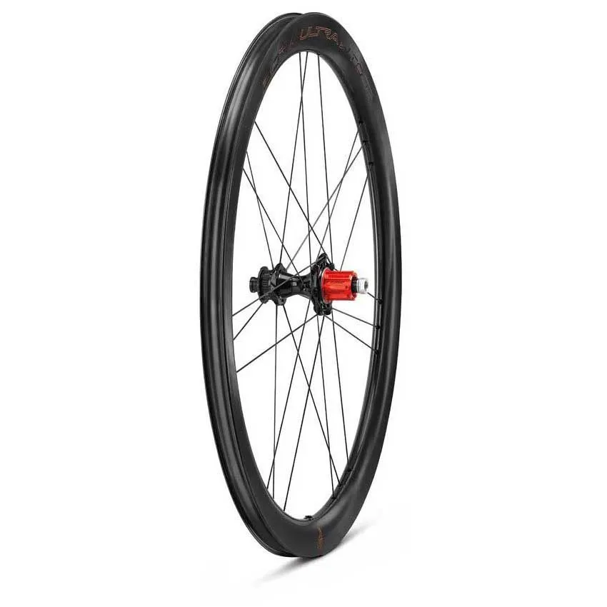 Campagnolo Bora Ultra Wto 45 Team Edition C23 Cl Disc Tubeless Landeveishjulsett, Black, 12 x 100/12 x 142mm, Shimano/Sram HG Campagnolo Bora Ultra Wto 45 Team Edition C23 Cl Disc Tubeless Landeveishjulsett, Black, 12 x 100/12 x 142mm, Shimano/Sram HG