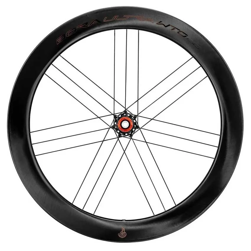Campagnolo Bora Ultra Wto 60 C23 Cl Disc Tubeless Landeveissykkelens Bakhjul, Black, 12 x 142mm, Shimano/Sram HG