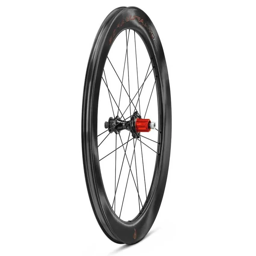 Campagnolo Bora Ultra Wto 60 C23 Cl Disc Tubeless Landeveissykkelens Bakhjul, Black, 12 x 142mm, Shimano/Sram HG