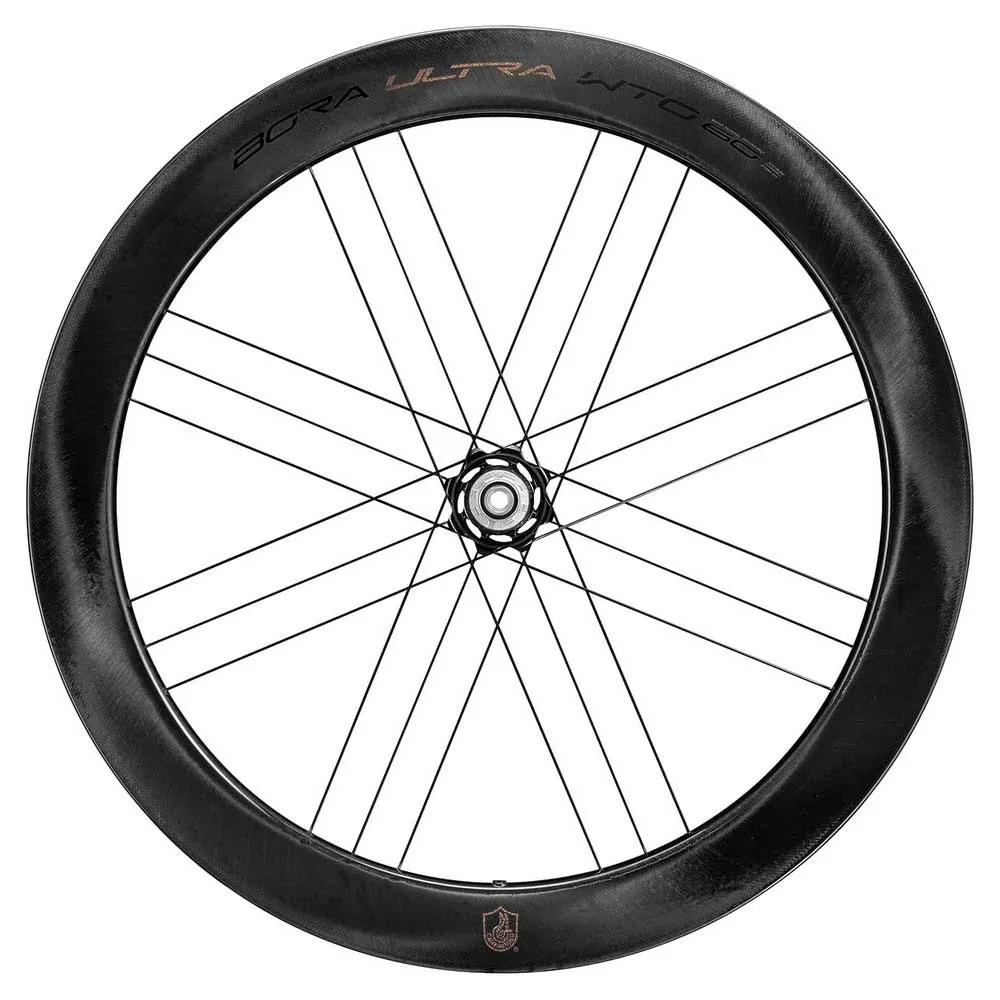 Campagnolo Bora Ultra Wto 60 Cl Disc Tubeless Landeveishjulsett, Black, 12 x 100/12 x 142mm, Campagnolo N3W