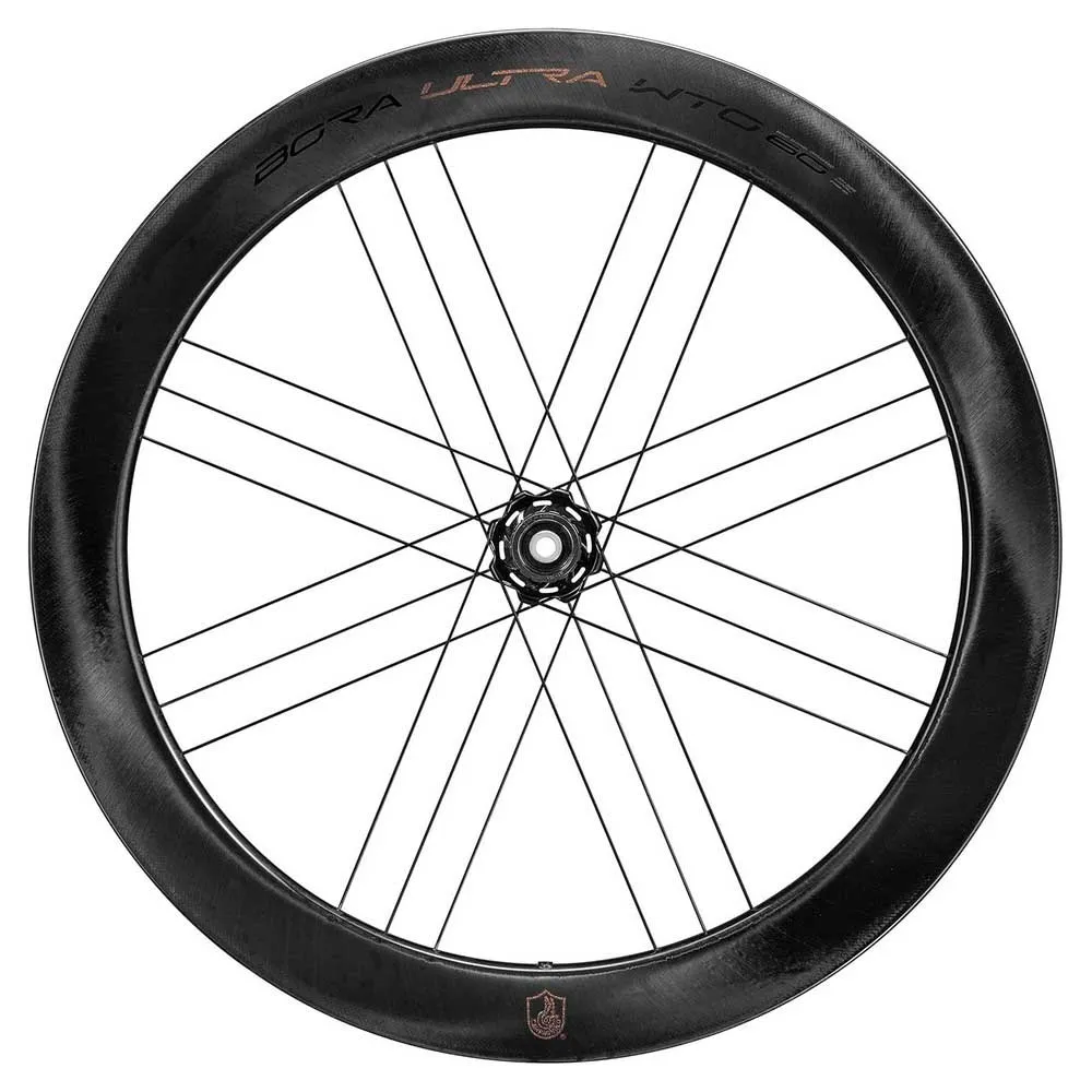 Campagnolo Bora Ultra Wto 60 Cl Disc Tubeless Landeveishjulsett, Black, 12 x 100/12 x 142mm, Campagnolo N3W
