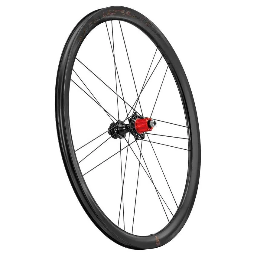 Campagnolo Bora Ultra Wto Db 35 C23 2wf Cl Disc Tubeless Landeveissykkelens Bakhjul, Black, 12 x 142mm, Campagnolo Campagnolo Bora Ultra Wto Db 35 C23 2wf Cl Disc Tubeless Landeveissykkelens Bakhjul, Black, 12 x 142mm, Campagnolo