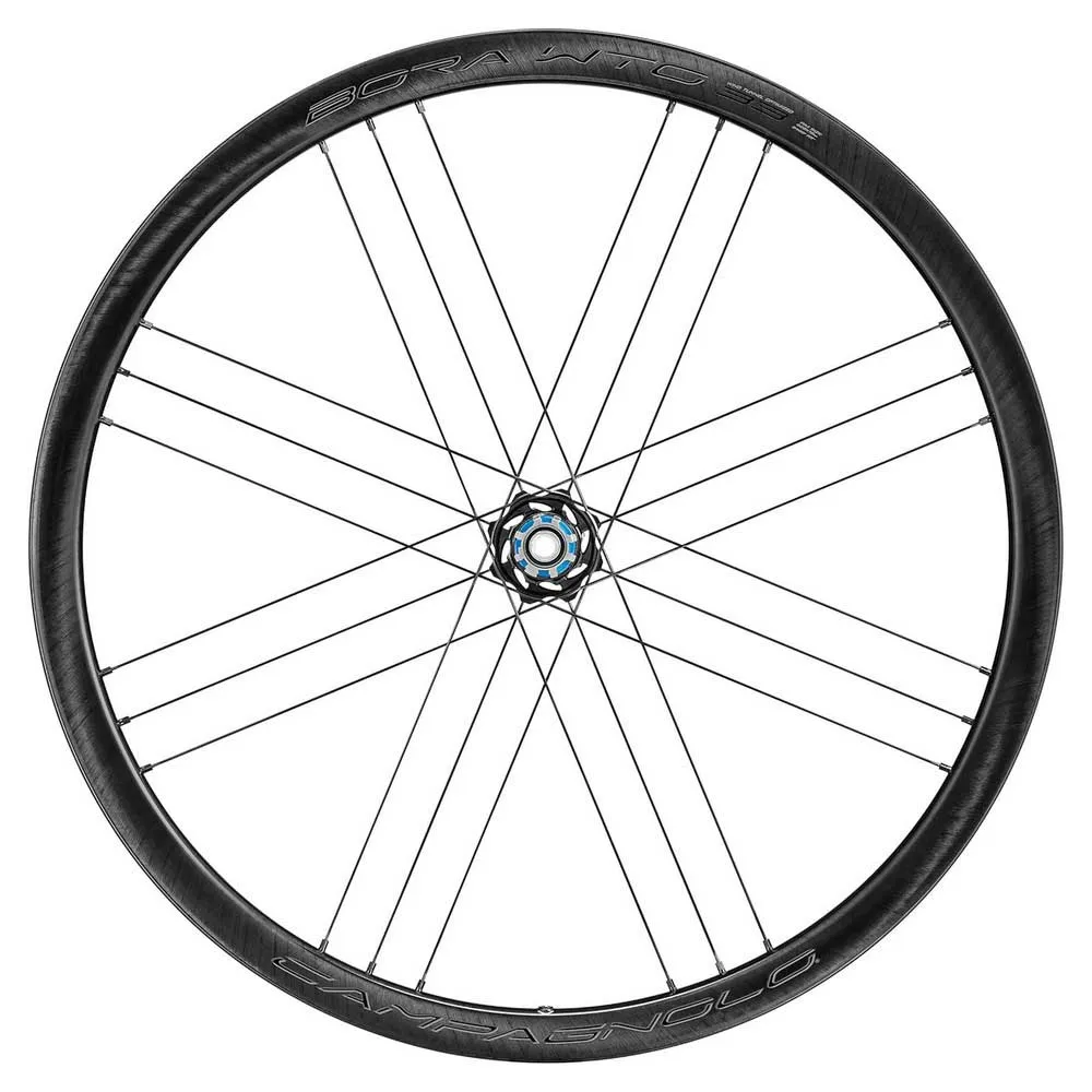 Campagnolo Bora Wto 33 Cl Disc Tubeless Landeveishjulsett, Black, 12 x 100/12 x 142mm, Campagnolo