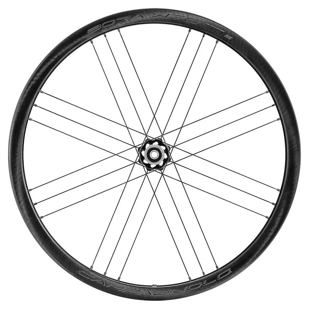 Campagnolo Bora Wto 33 Cl Disc Tubeless Landeveishjulsett, Black, 12 x 100/12 x 142mm, Campagnolo