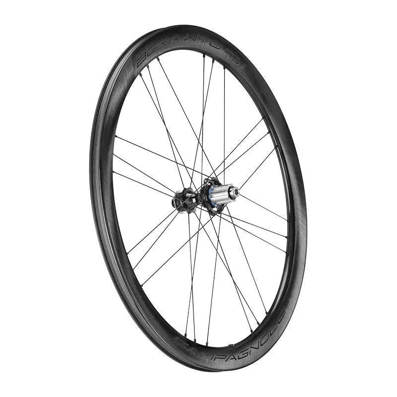 Campagnolo Bora WTO 45 Disc Shimano Wheelset, Black, Wheels Bora WTO 45 Shimano