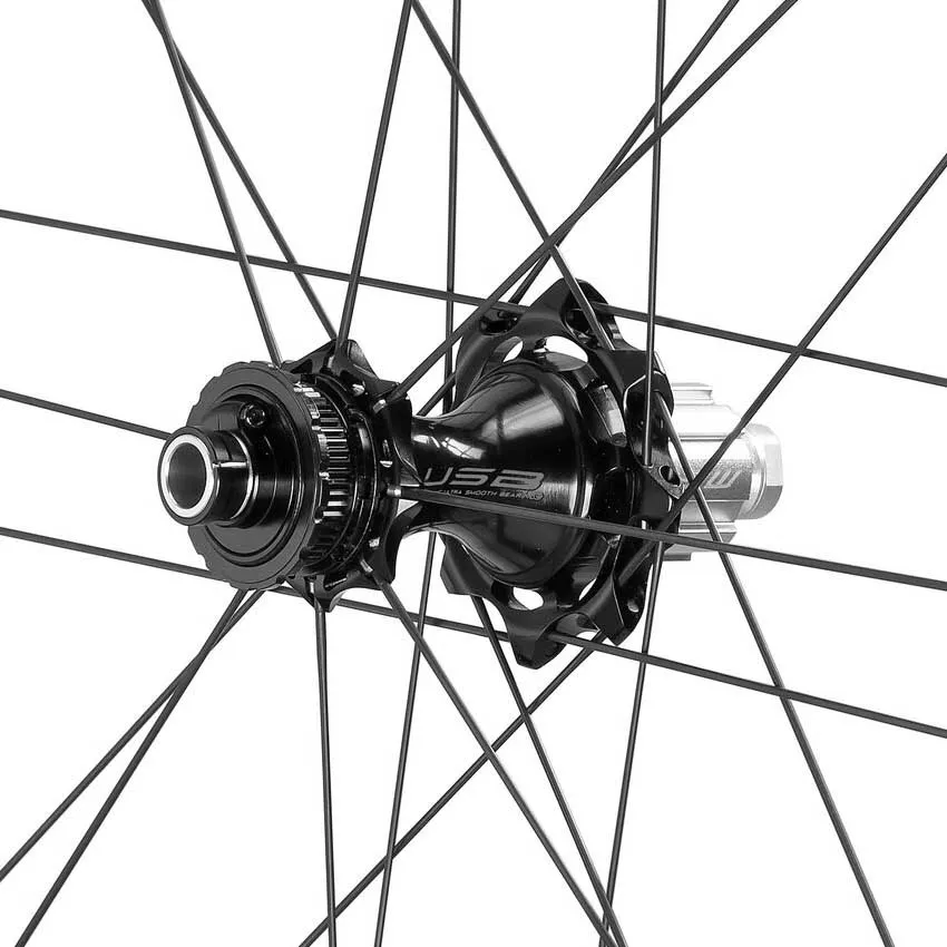 Campagnolo Bora Wto 60 C23 Cl Disc Tubeless Landeveissykkelens Bakhjul, Black, 12 x 142mm, Shimano/Sram HG Campagnolo Bora Wto 60 C23 Cl Disc Tubeless Landeveissykkelens Bakhjul, Black, 12 x 142mm, Shimano/Sram HG
