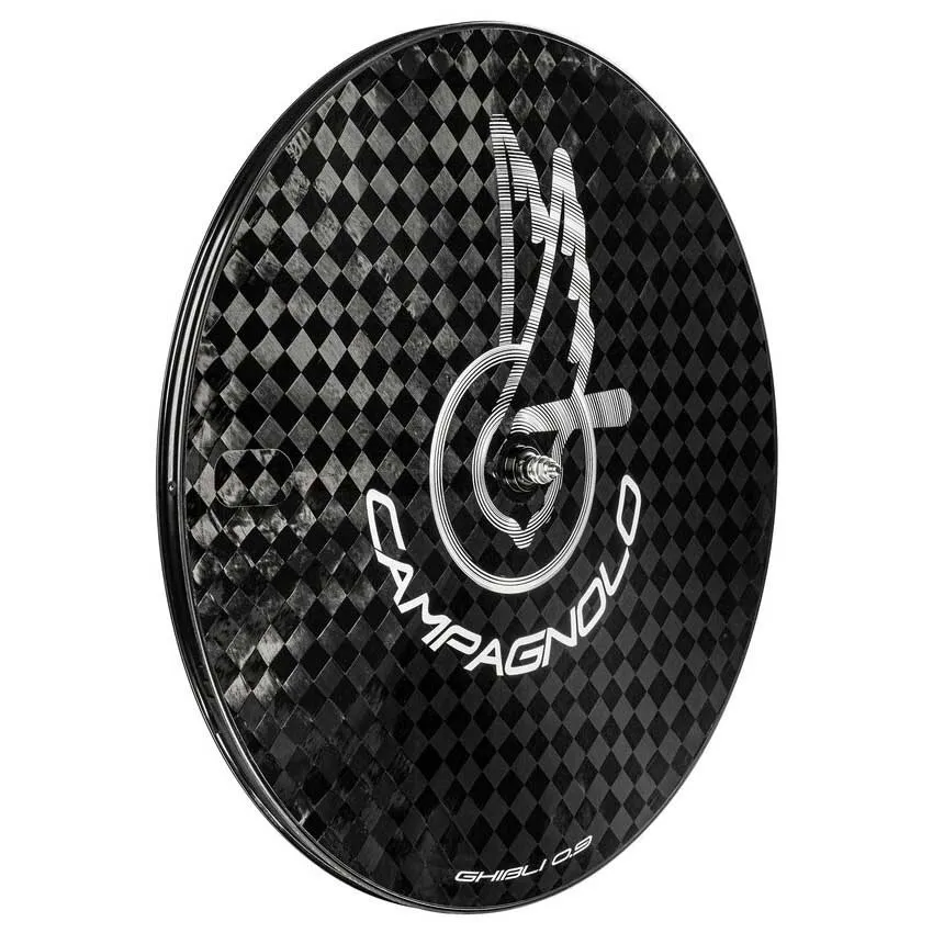 Campagnolo Ghibli 0.9 Tubeless 2-way Fit™ Track Forhjul, Black, 12 x 100mm