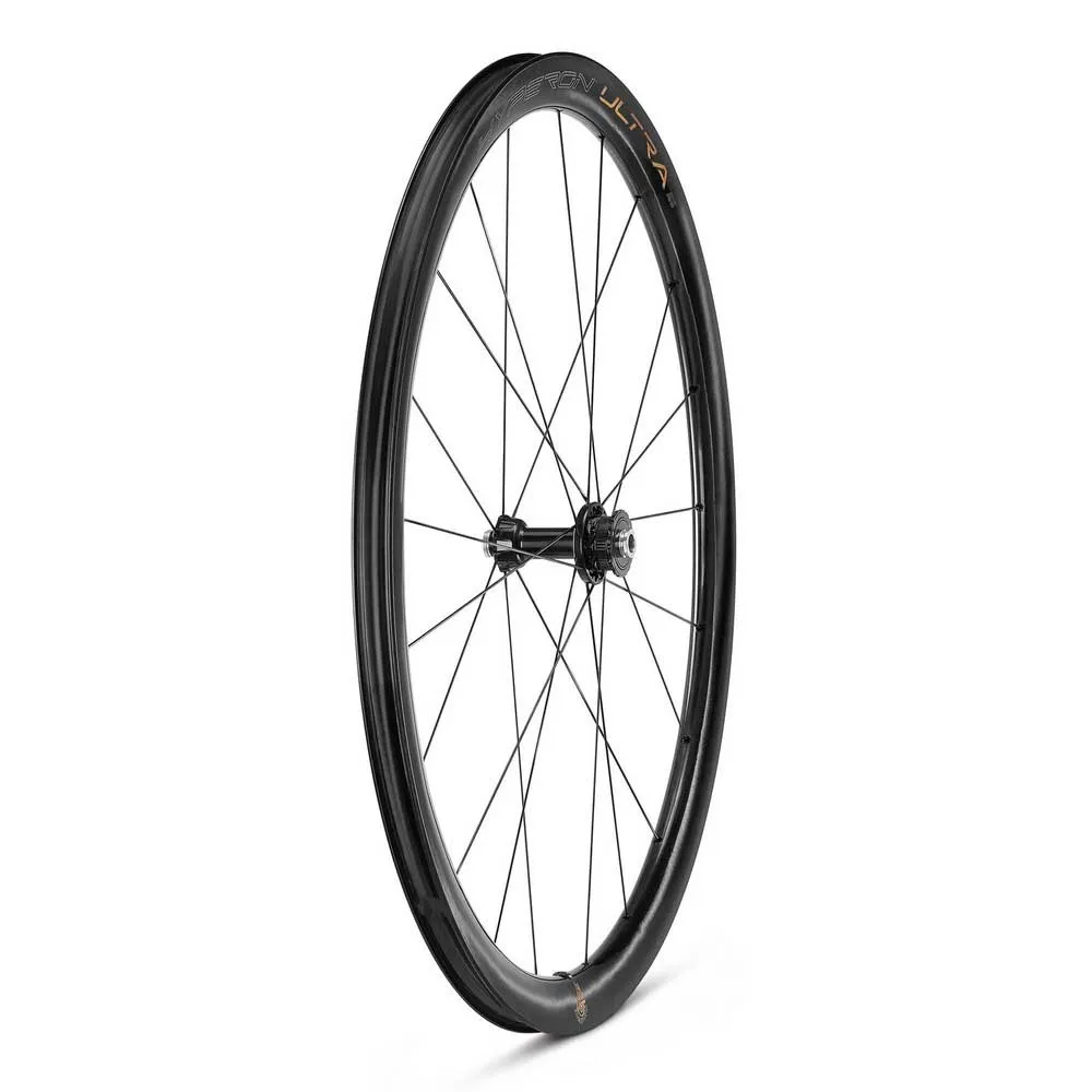 Campagnolo Hyperon Ultra Cl Disc Tubular Forhjul For Landeveissykkel, Black, 12 x 100mm