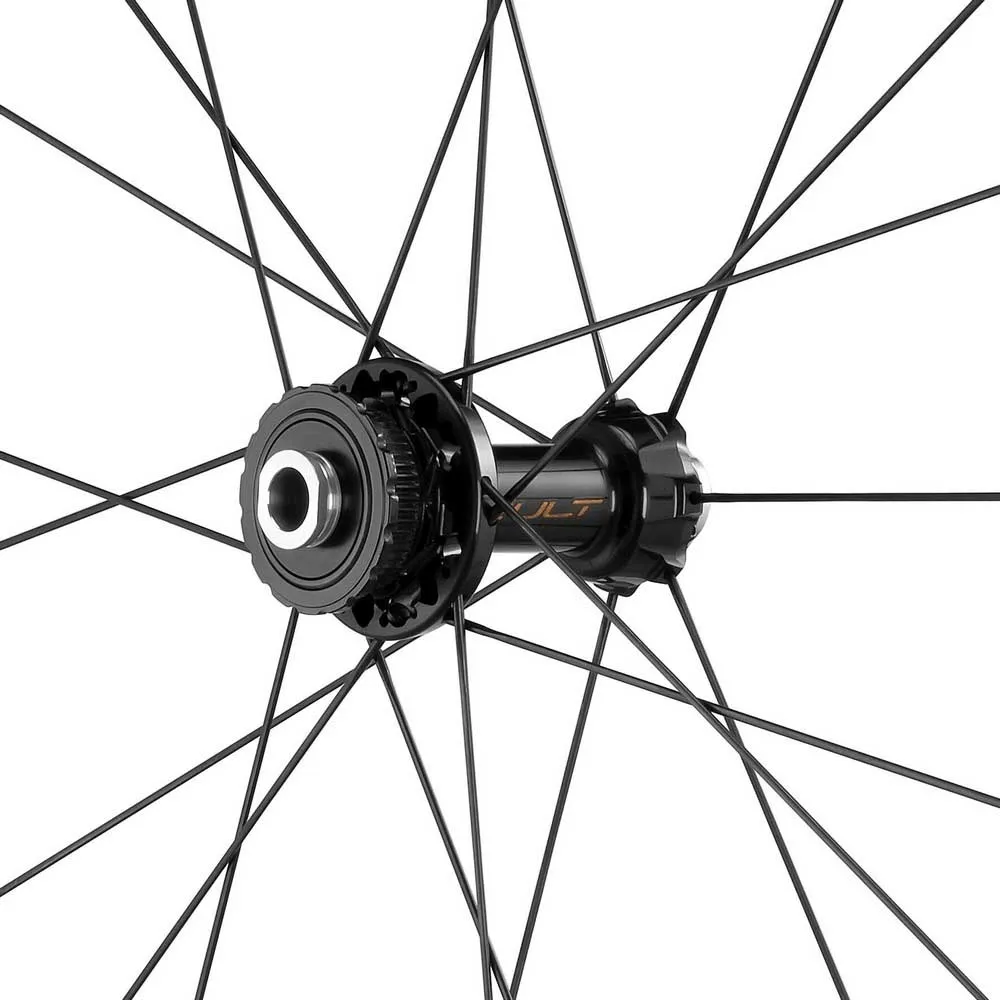Campagnolo Hyperon Ultra Cl Disc Tubular Forhjul For Landeveissykkel, Black, 12 x 100mm