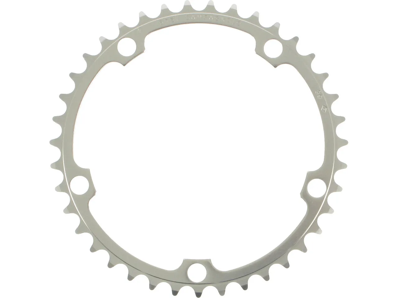 Campagnolo Kettenblatt Record 10-fach, 5-Arm, innen, 135 mm Lochkreis 1996-2008, Silver, 39t Campagnolo Kettenblatt Record 10-fach, 5-Arm, innen, 135 mm Lochkreis 1996-2008, Silver, 39t