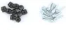 Campagnolo oliven og endestift, Silver / black, One Size