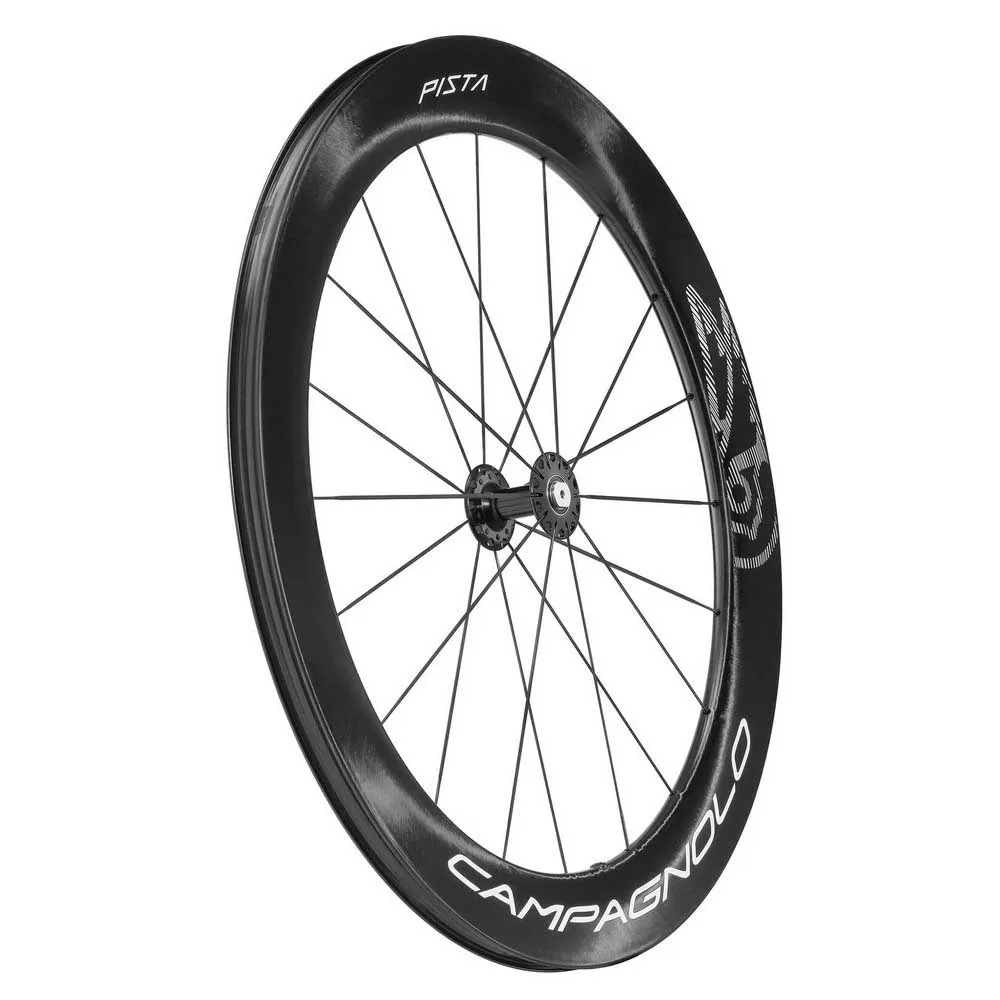 Campagnolo Pista Carbon Tubeless Forhjul For Landeveissykkel Campagnolo Pista Carbon Tubeless Forhjul For Landeveissykkel