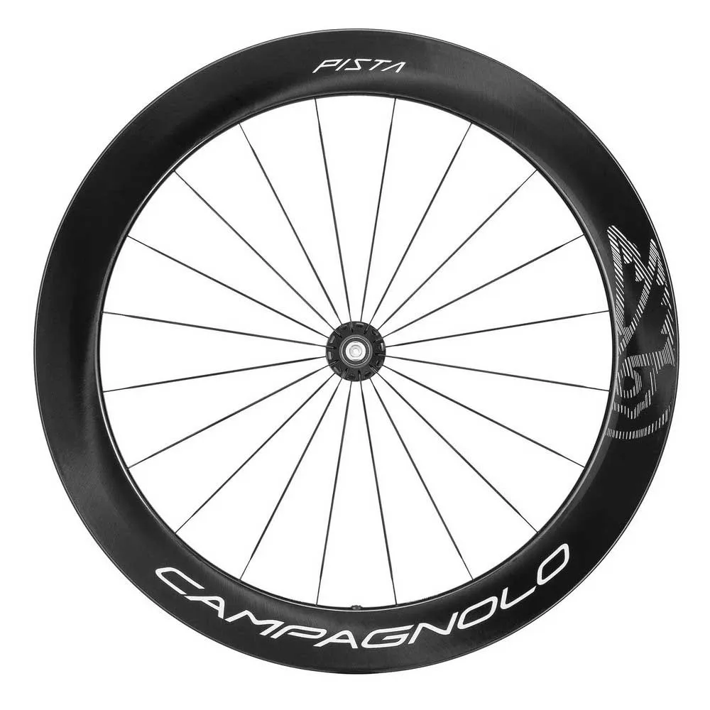 Campagnolo Pista Carbon Tubeless Forhjul For Landeveissykkel Campagnolo Pista Carbon Tubeless Forhjul For Landeveissykkel
