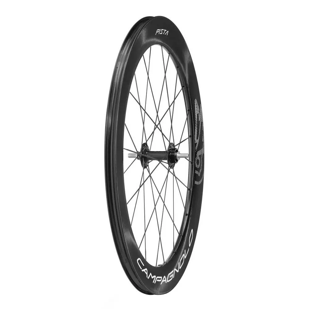 Campagnolo Pista Carbon Tubeless Landeveissykkelens Bakhjul Campagnolo Pista Carbon Tubeless Landeveissykkelens Bakhjul