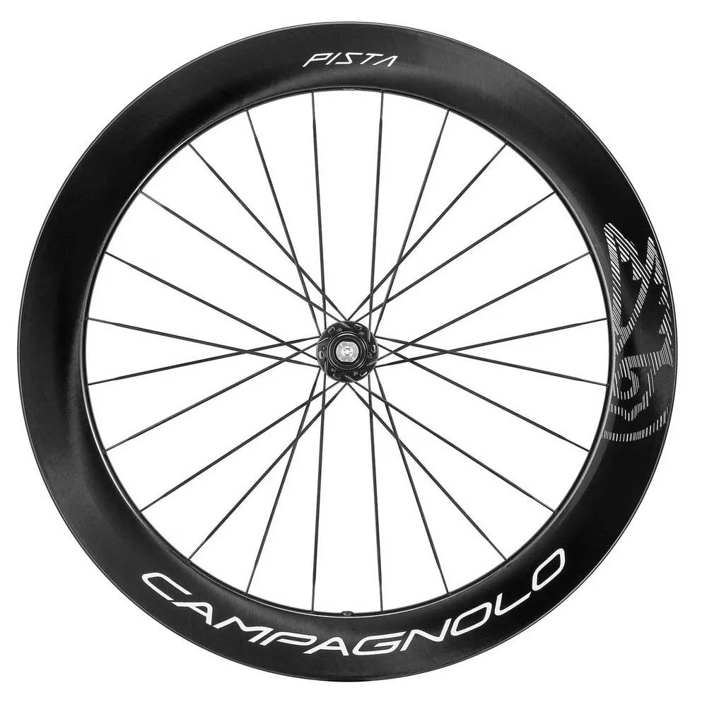 Campagnolo Pista Carbon Tubeless Landeveissykkelens Bakhjul Campagnolo Pista Carbon Tubeless Landeveissykkelens Bakhjul
