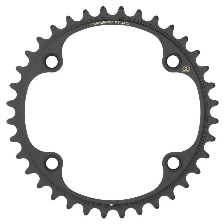 Campagnolo Potenza 112 Bcd 4b Ovalt Drev, Black, 34t