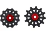 Campagnolo Super Record 12-fach Schalträdchen, Black / red, One Size