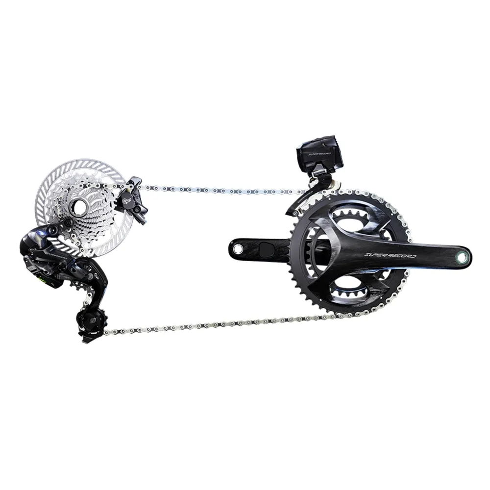 Campagnolo Super Record Wireless Complete Groupset 48/32 10/29, Black