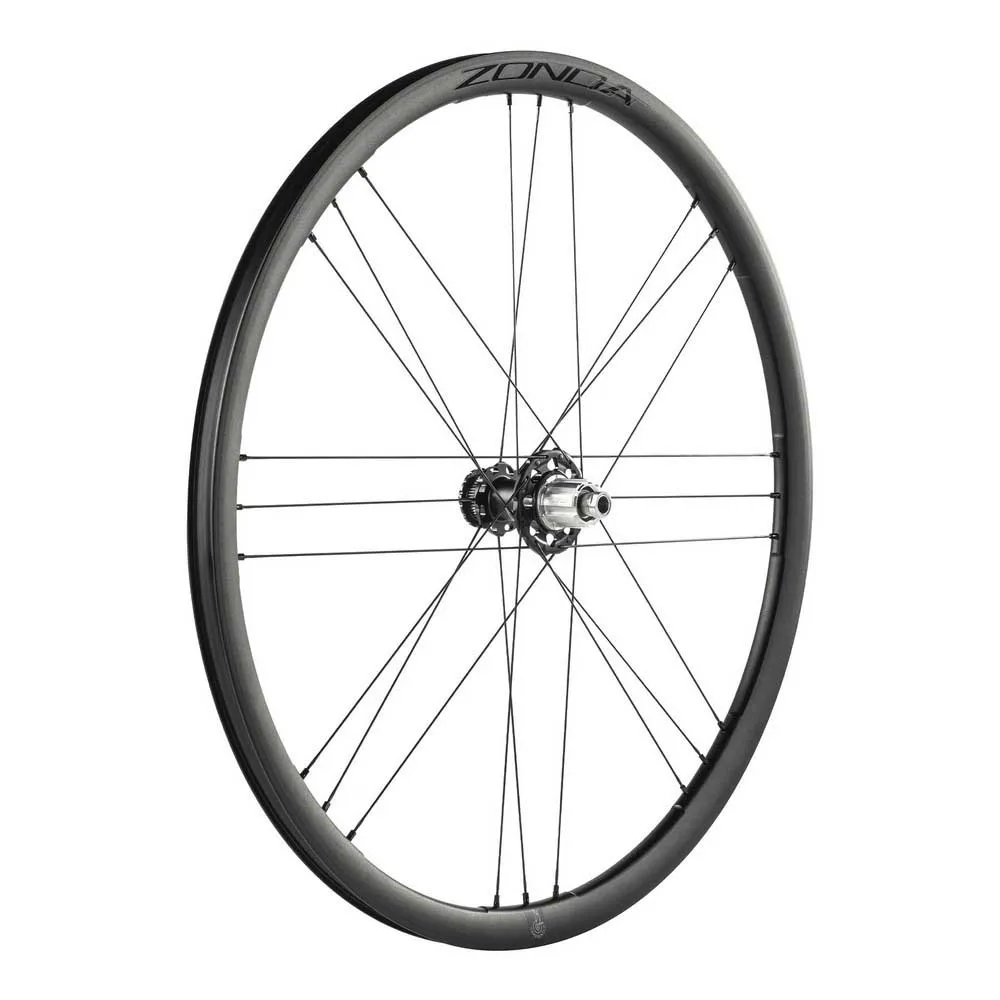 Campagnolo Zonda Gt Db 2wf C23 Disc Tubeless Forhjul For Landeveissykkel, Black, 12 x 100mm Campagnolo Zonda Gt Db 2wf C23 Disc Tubeless Forhjul For Landeveissykkel, Black, 12 x 100mm