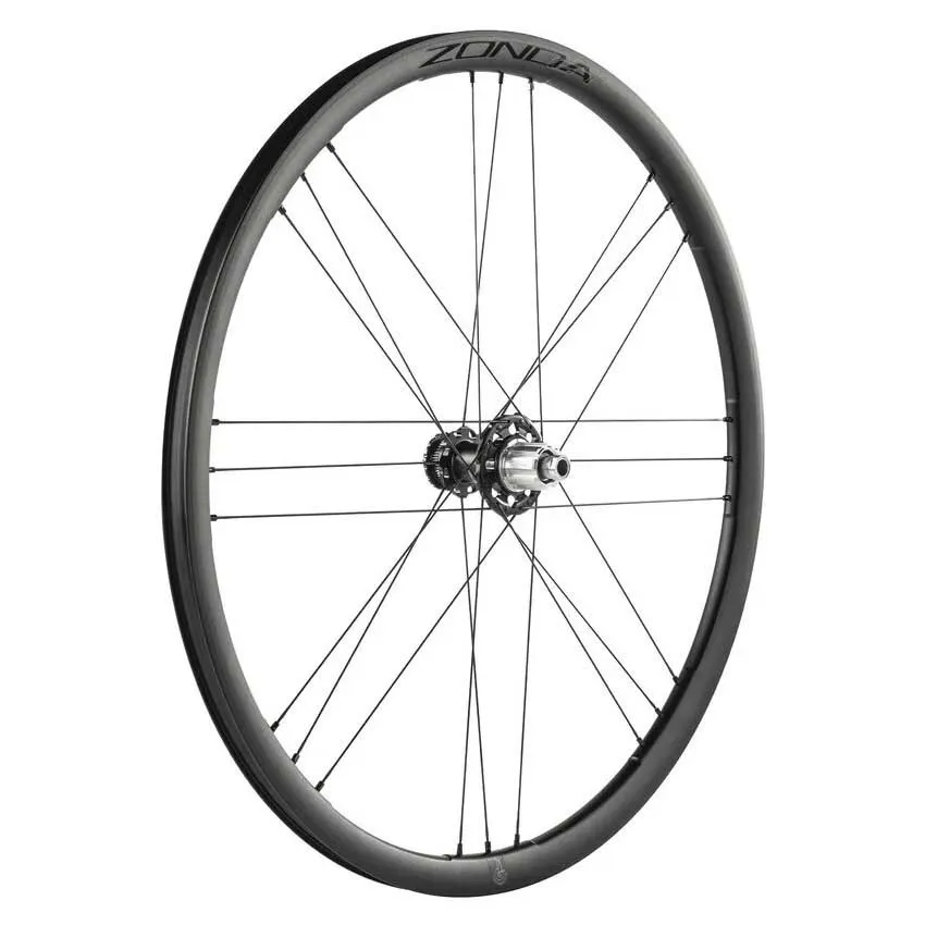 Campagnolo Zonda Gt Db 2wf C23 Disc Tubeless Landeveissykkelens Bakhjul, Black, 12 x 142mm, Campagnolo N3W Campagnolo Zonda Gt Db 2wf C23 Disc Tubeless Landeveissykkelens Bakhjul, Black, 12 x 142mm, Campagnolo N3W