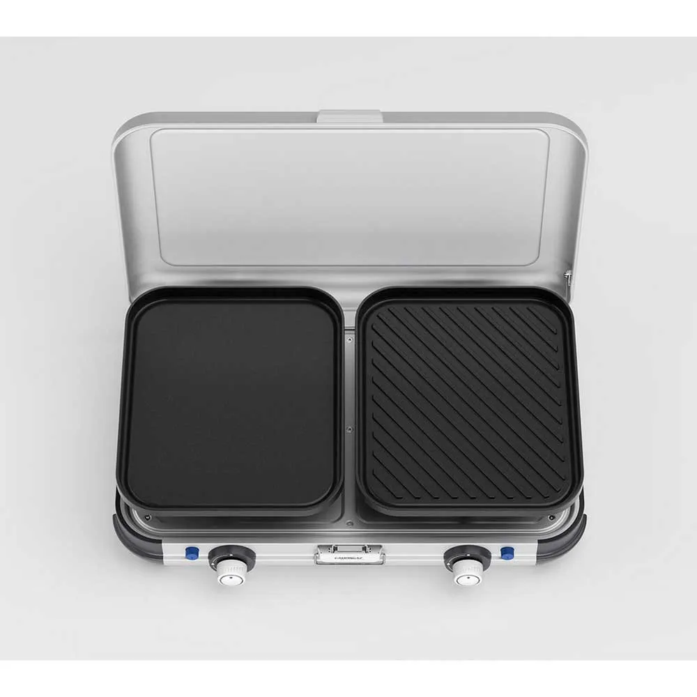 Campingaz 2 Grill & Go Cv Gasskomfyr For Camping 2 Brennere, Silver / blue, One Size Campingaz 2 Grill & Go Cv Gasskomfyr For Camping 2 Brennere, Silver / blue, One Size