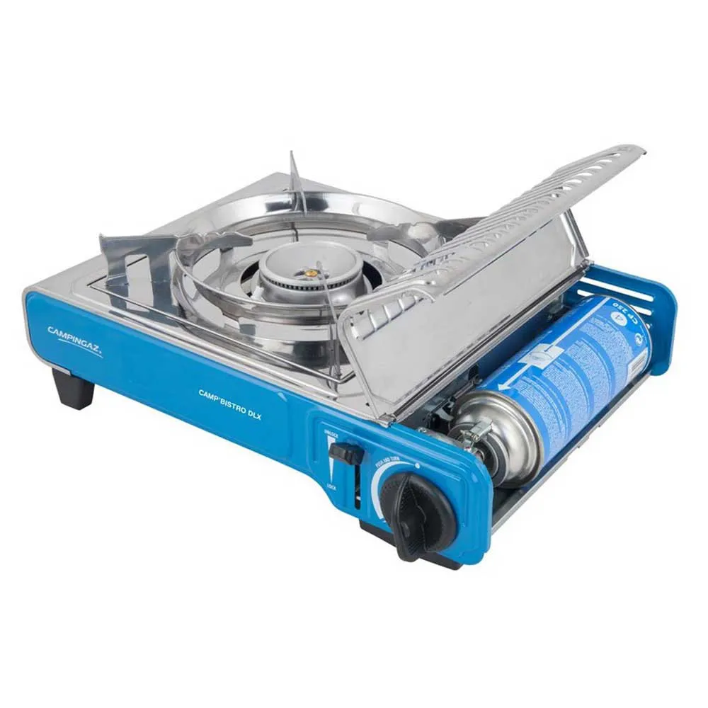 Campingaz Camp Bistro Dlx Gasskomfyr For Camping, Steel / blue, One Size
