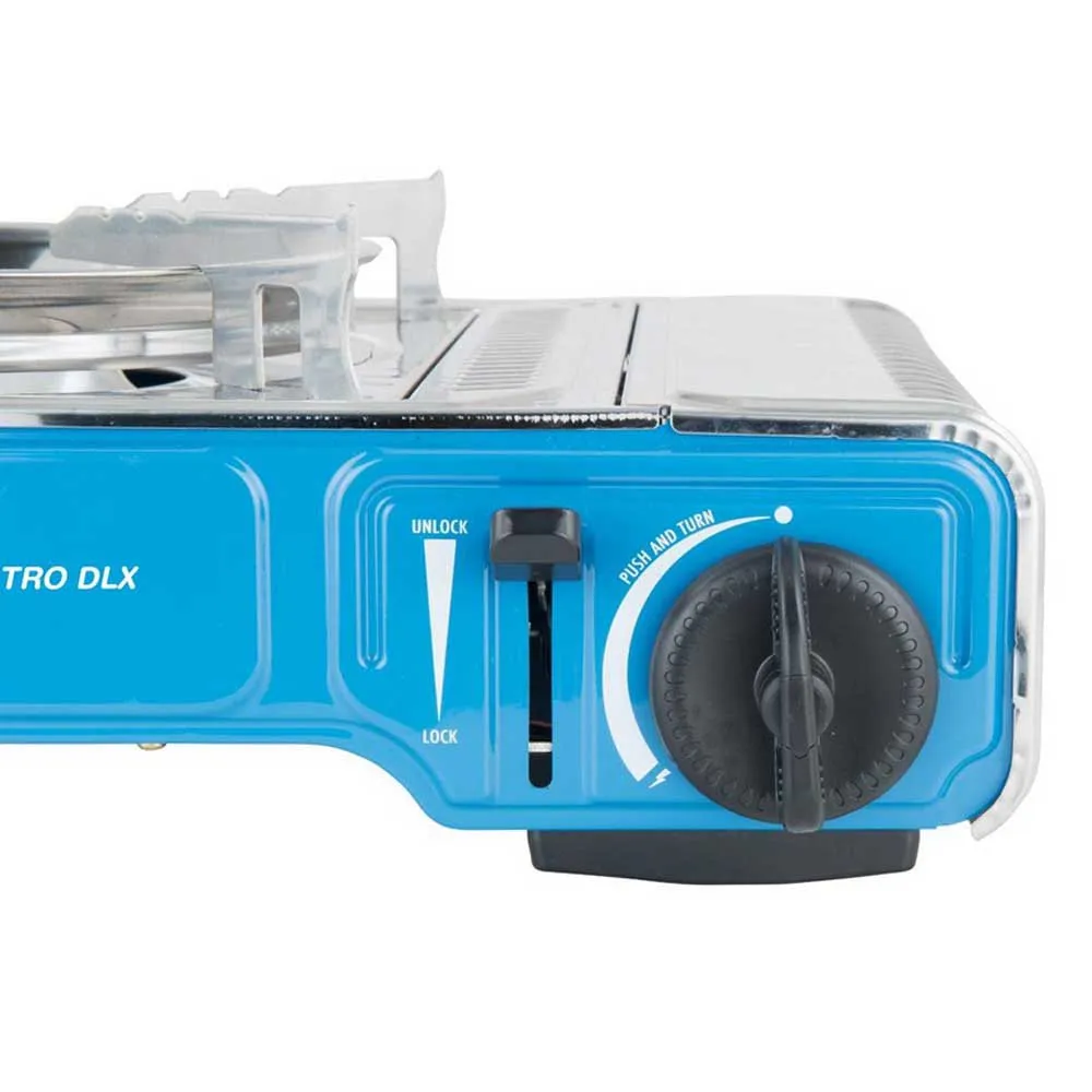 Campingaz Camp Bistro Dlx Gasskomfyr For Camping, Steel / blue, One Size