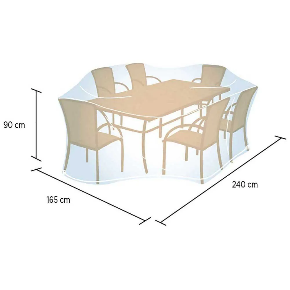 Campingaz Rektangulær/oval L, Grey, 90 x 240 x 165cm
