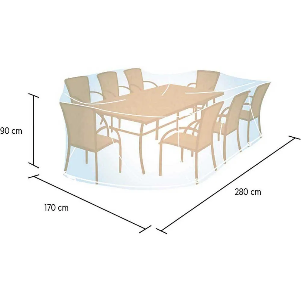 Campingaz Rektangulær/oval Xl, Grey, 90 x 280 x 170cm