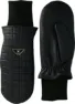Canada Snow Women's Isaberg Leather Mittens, Black